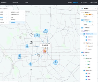 商業客流大數據智能反饋系統web端軟件UIUE設計